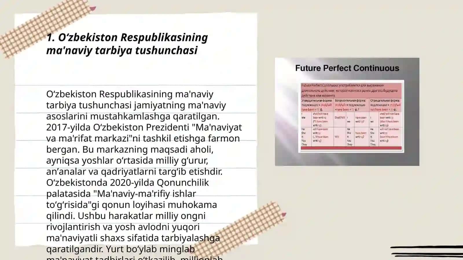 Oʻzbekiston respublikasining uzluksiz ma'naviy tarbiya konsepsiyasi 3