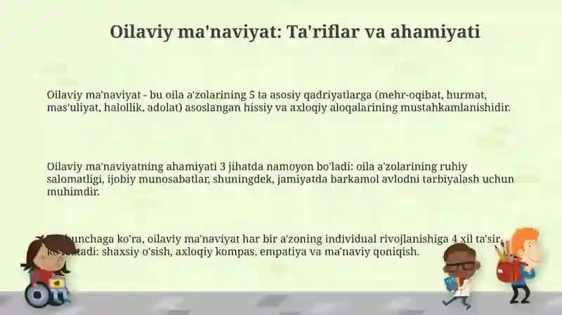 Oila manaviyati 3