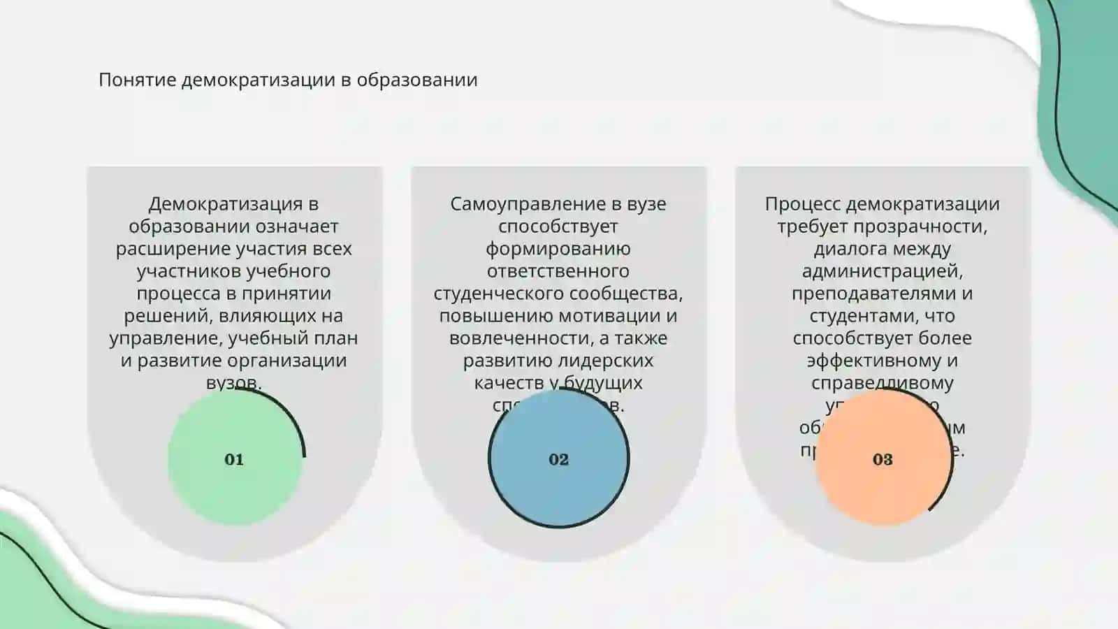 Демократизация и самоуправление в вузе 3