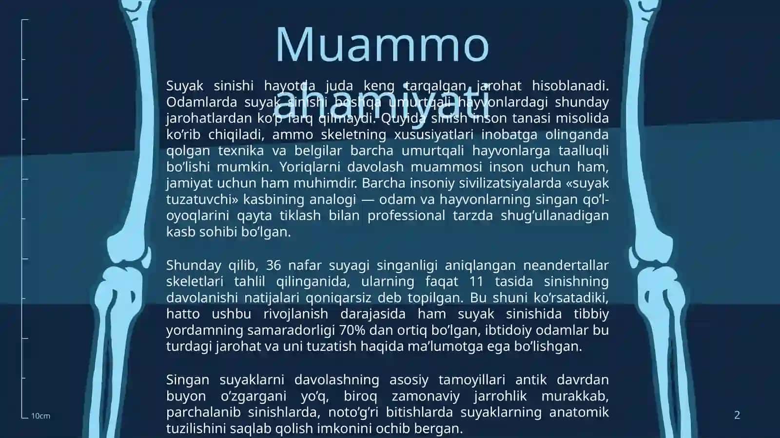Suyak va bo’g’imlarning shikastlanishi va ularda birinchi yordam 3