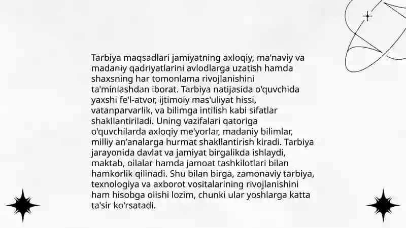 Tarbiyaviy ishlar metodikasi 3