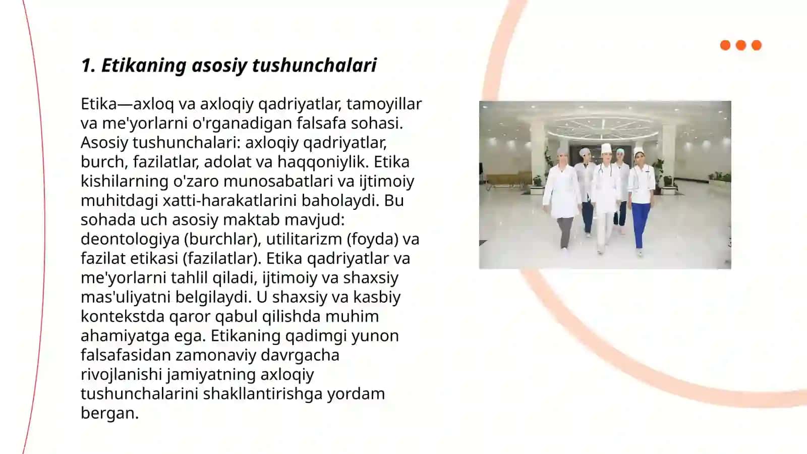 Etika. Etikaning mohiyati va ahamiyati 3