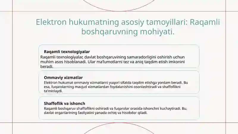 Elektronhukumatning asosiy tamoyillari 3