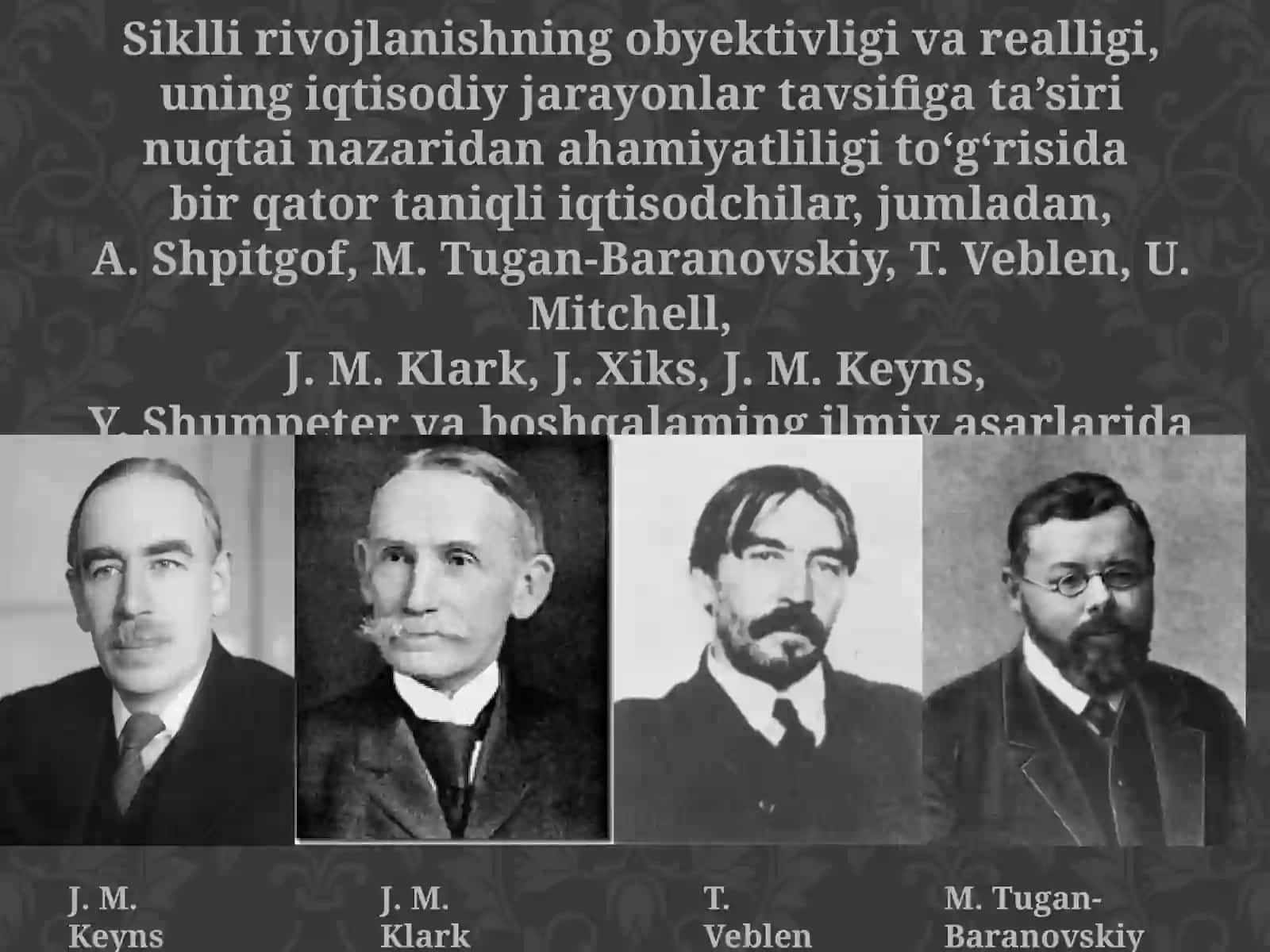 IQTISODIYOTNING SIKLLILIGI VA MAKROIQ­TISODIY BEQARORLIK 3