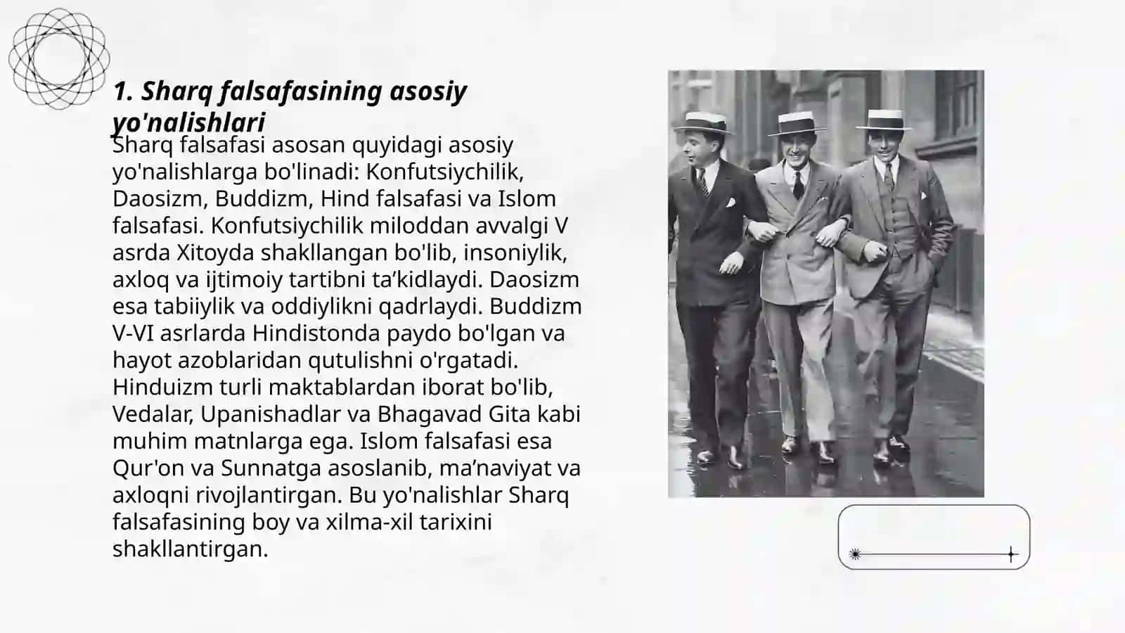 Sharq va Ğarb Falsafasi 3