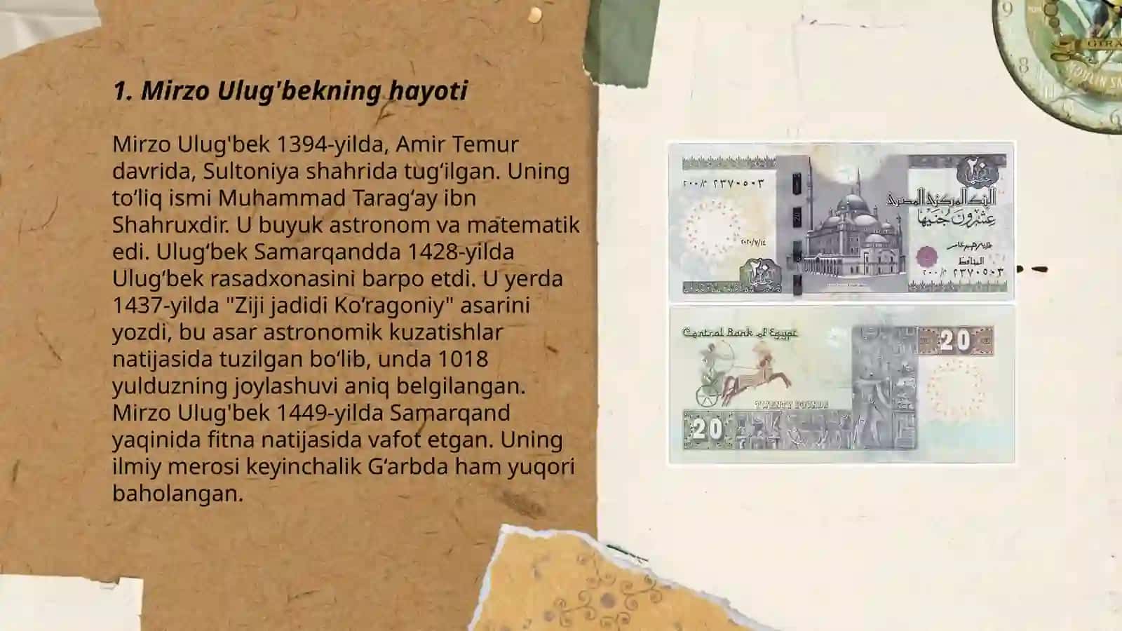 Mirzo Ulug'bekning hayoti 3