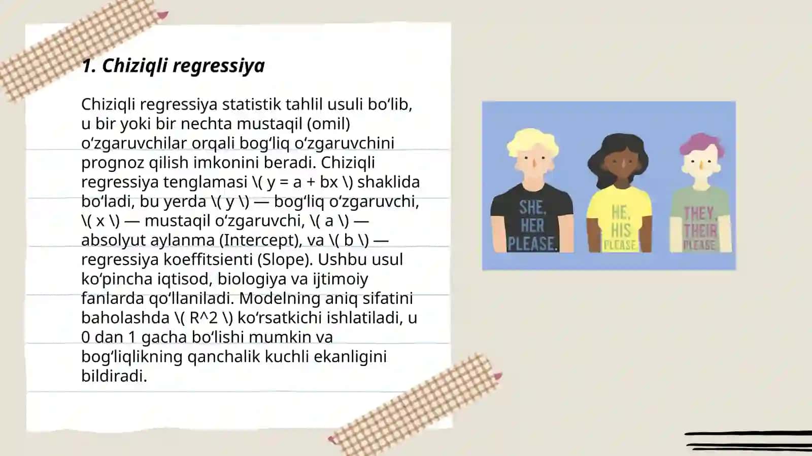 Chiziqli regressiya 3