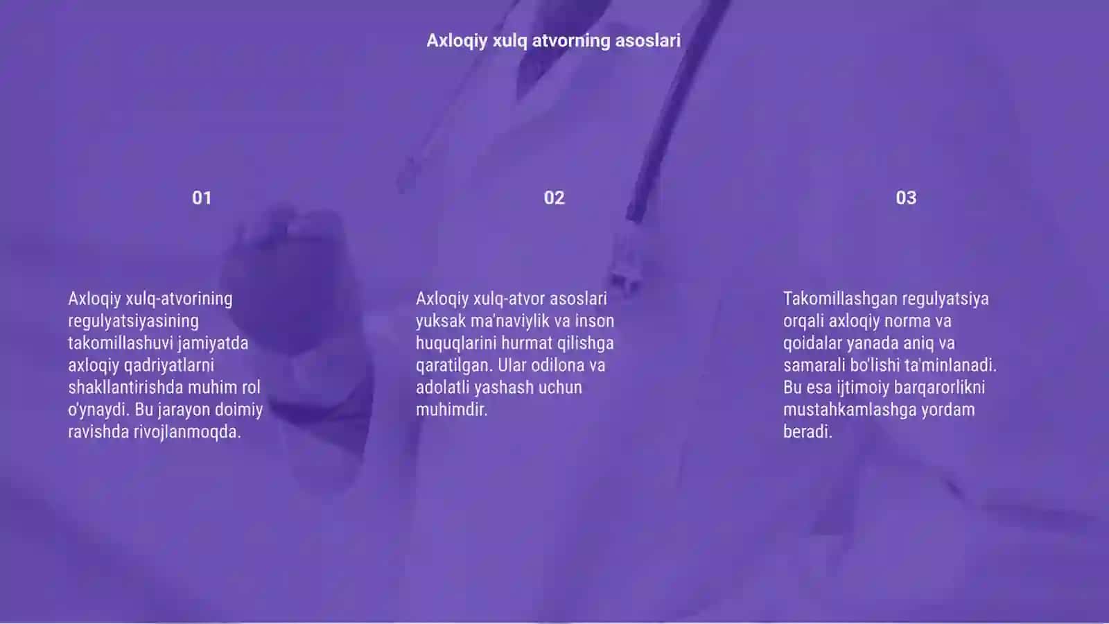 Axloqiy xulq atvorning regulyatsiyasining takomillashuvi 3