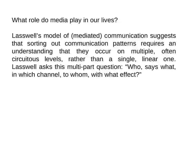 Media and Communication Studies 3