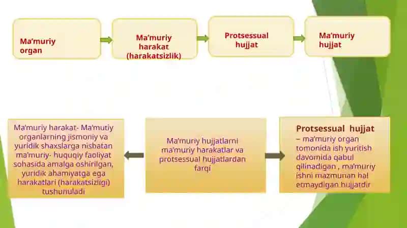 Ma'muriy akt taqdimot 3