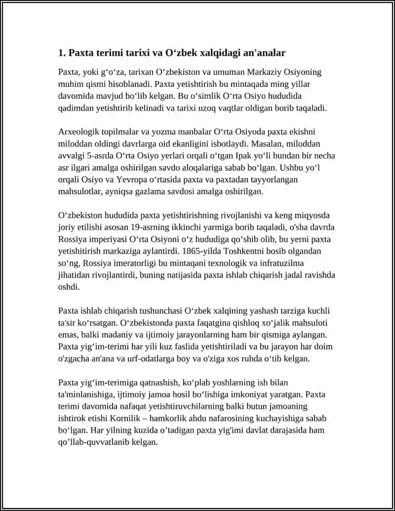 Paxta ishi va Oʻzbek ishi 3