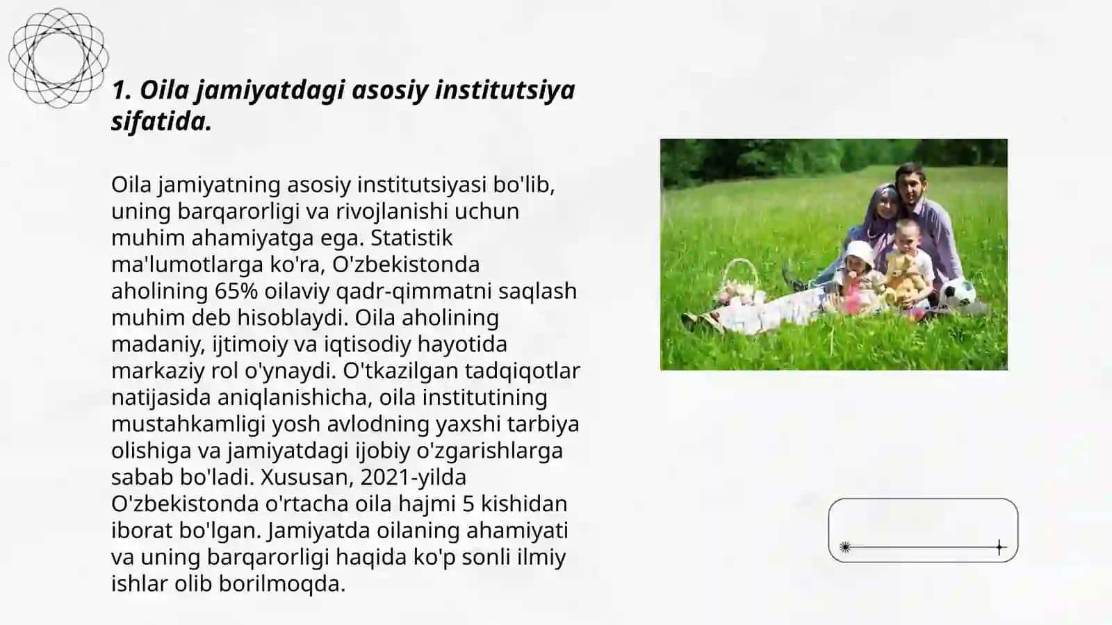 Oilaning ahamiyati va uning barqarorligi 3