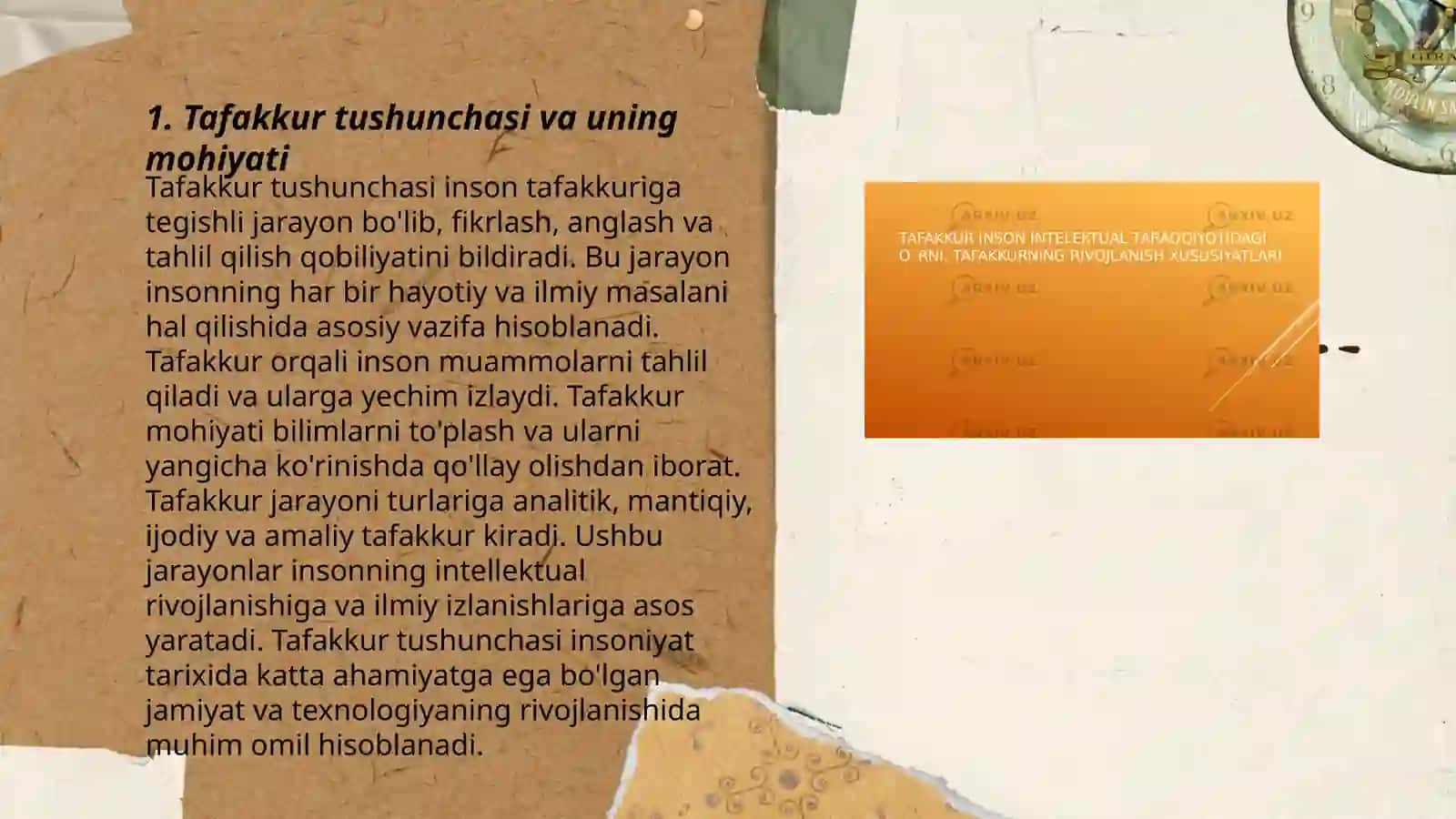 Tafakkur haqida tushuncha 3