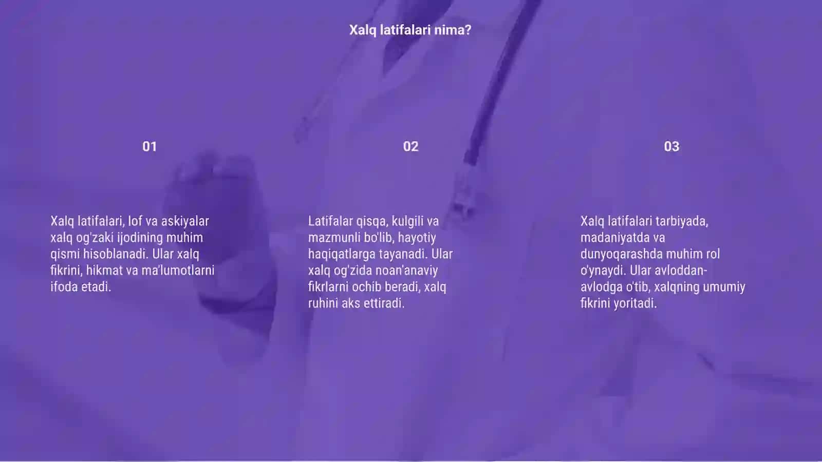 Xalq latifalari, lof va askiyalar 3