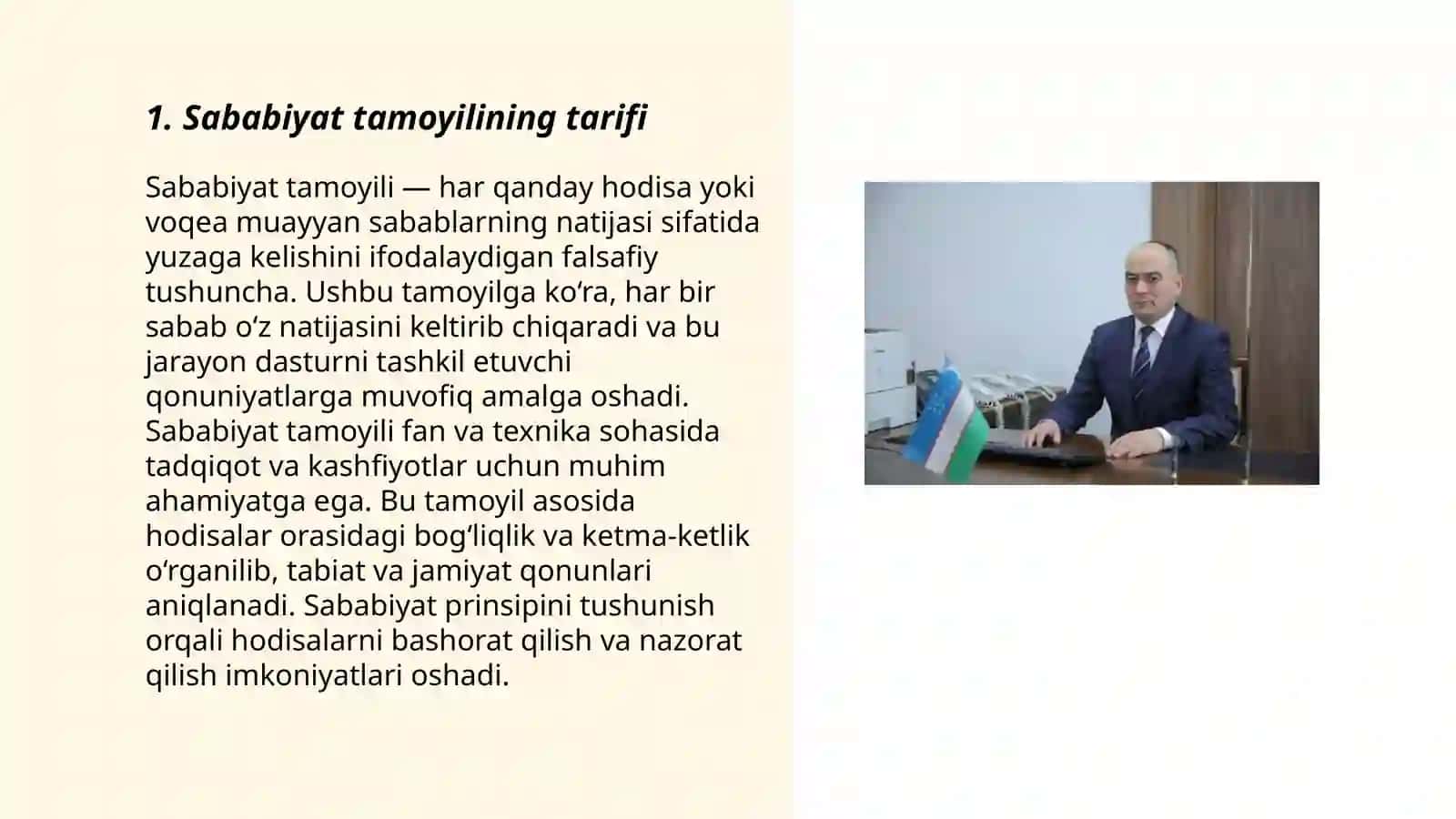 Sababiyat tamoyili 3