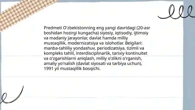 O'zbekistonning eng yangi tarixi 3