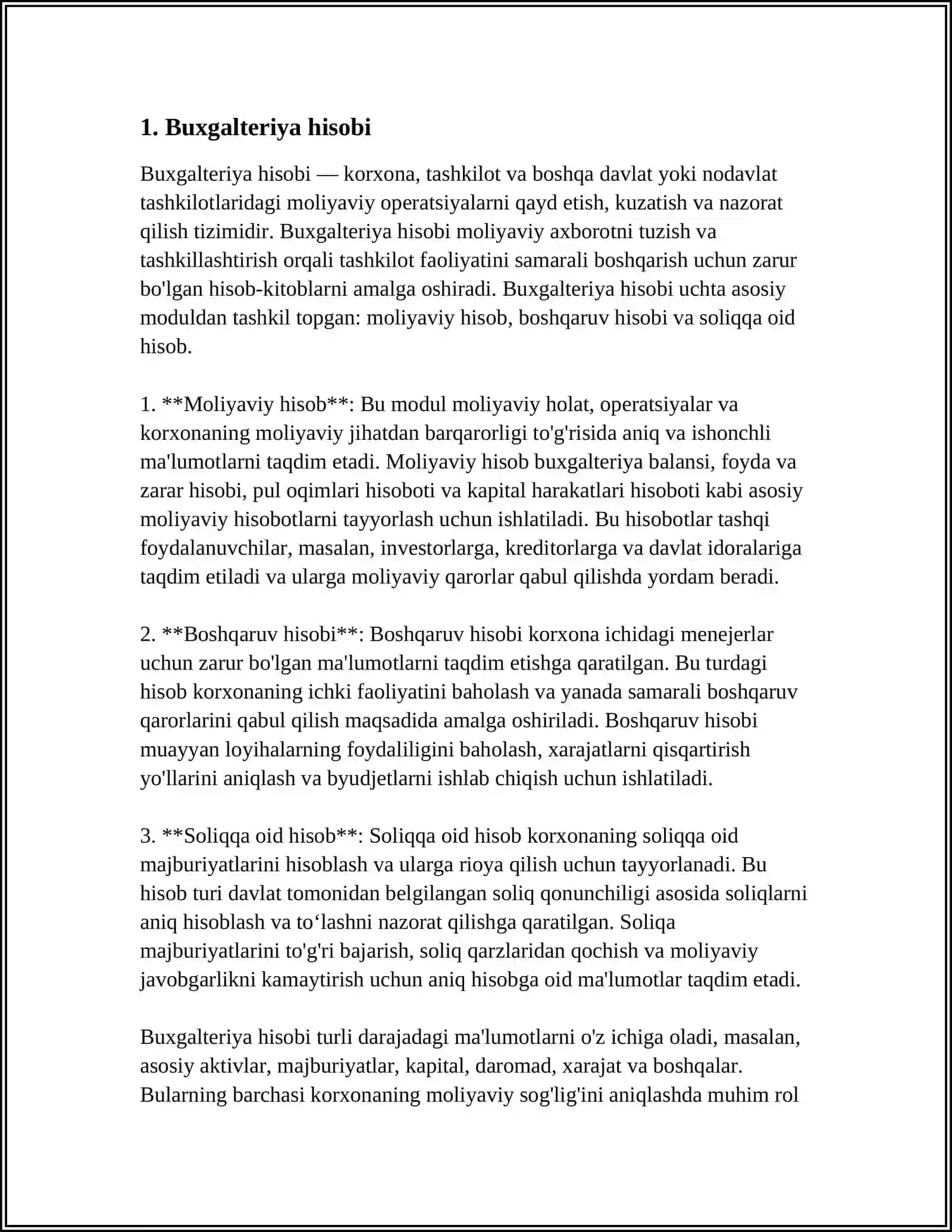 BEVOSITA AUDITNI ÒTKAZISH 3