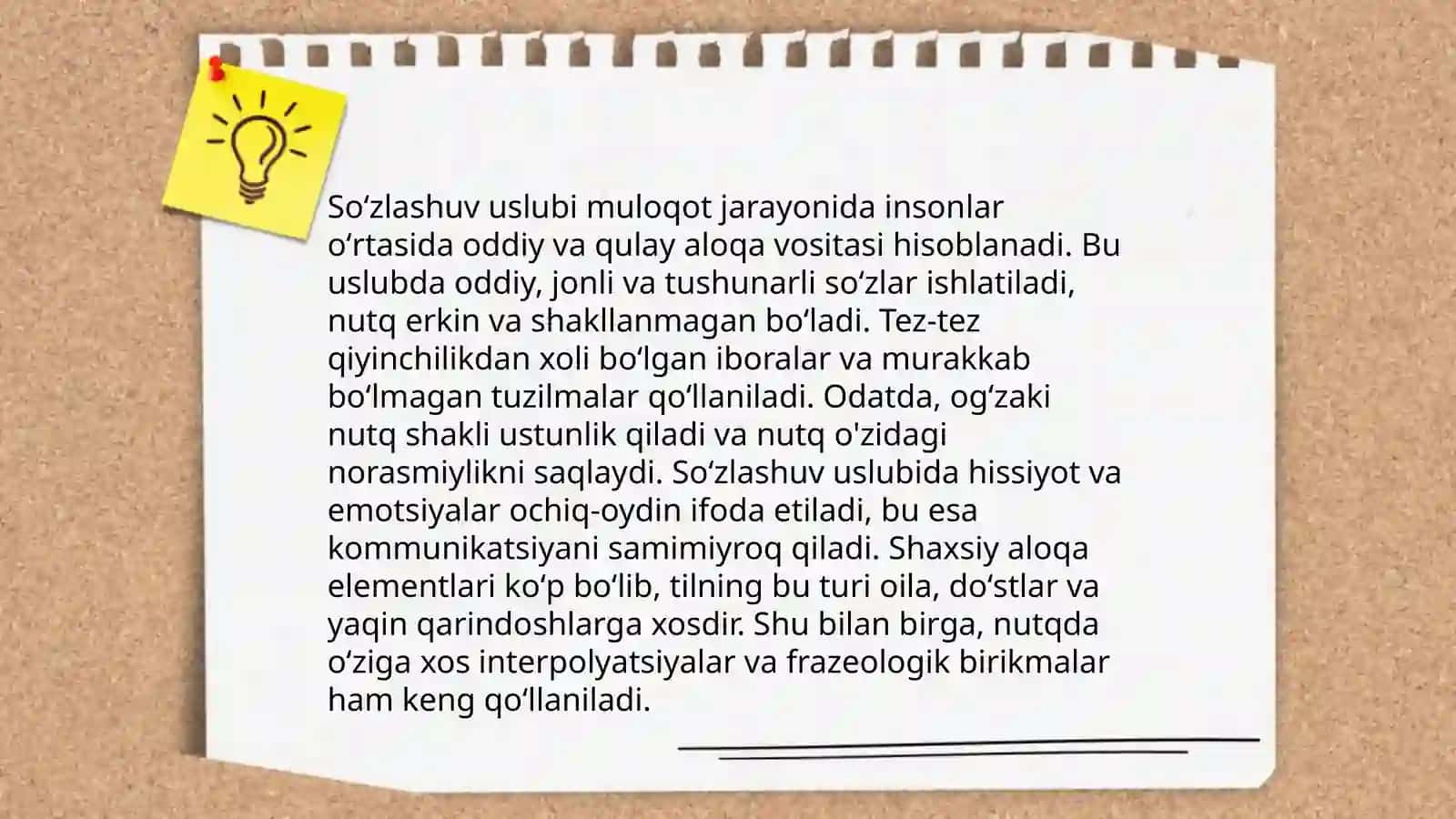 Soʻzlashuv uslubiga oid materiallar yaratish 3