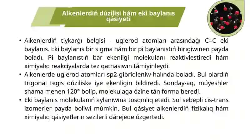Arenler hám aromatik uglevodlar 3