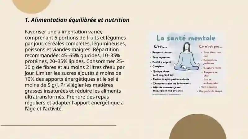 Alimentation équilibrée et nutrition 3