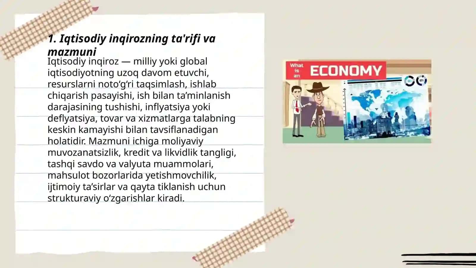 Iqtisodiy inqirozning ta'rifi va mazmuni 3