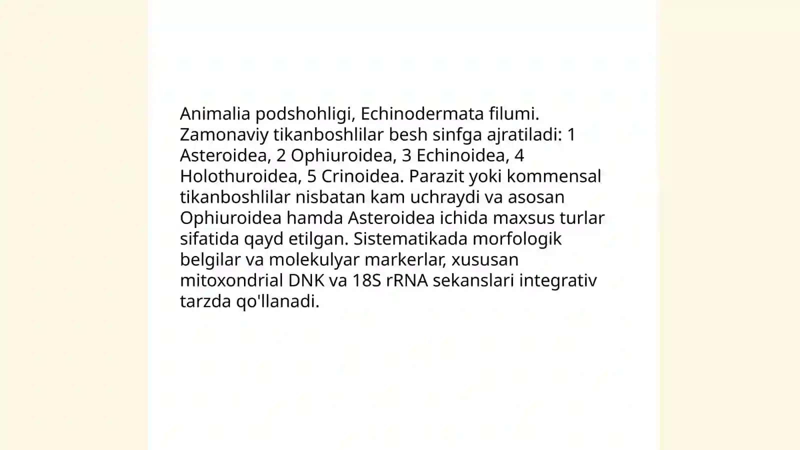 Parazit tikanboshlilar 3