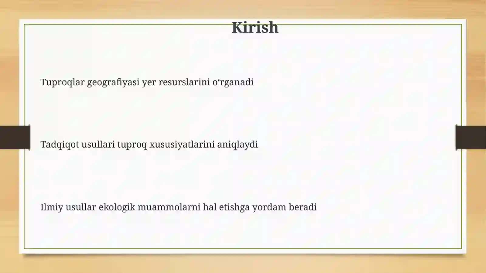 Tuproqlar geografiyasi tadqiqot usullari 3