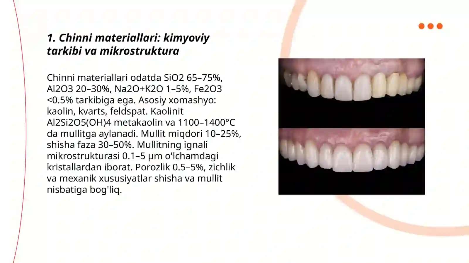 Chinni materiallari va ularning xususiyatlari 3