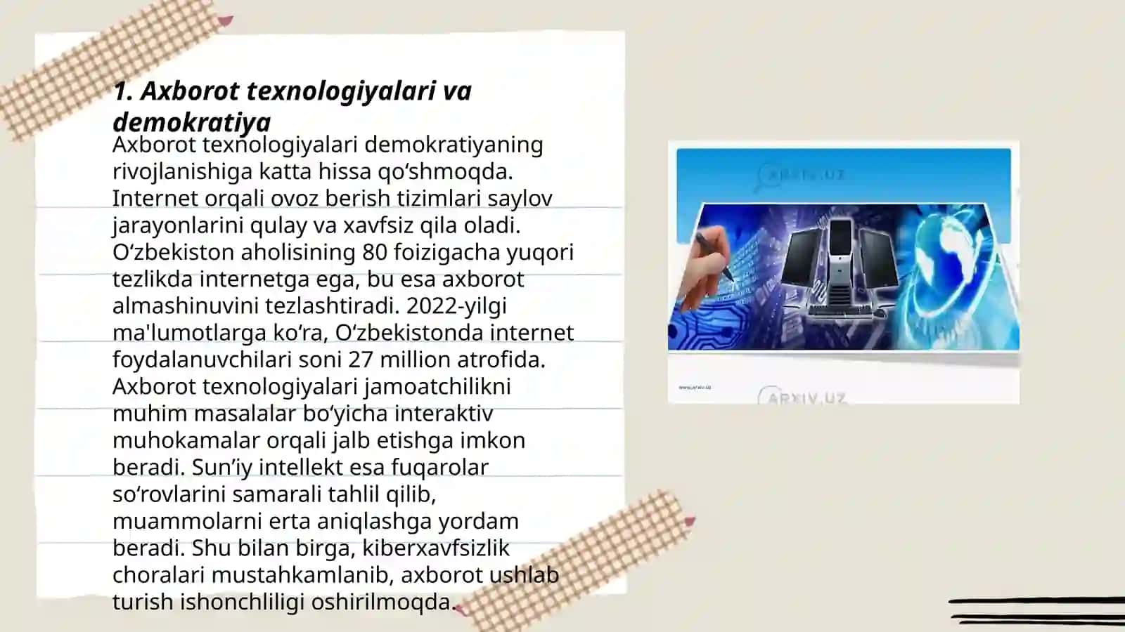 Axborot texnologiyalari va demokratiya 3