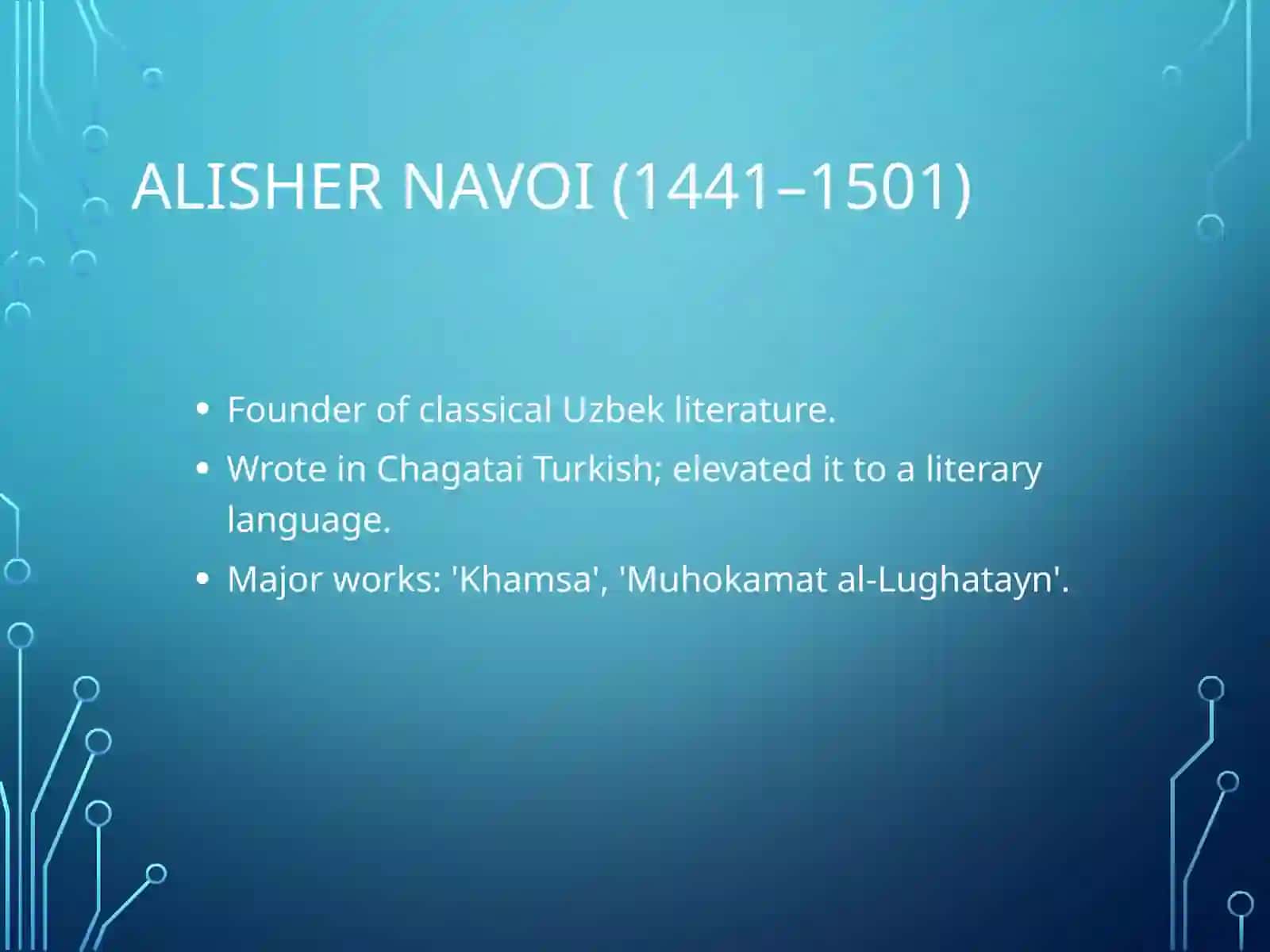 Alisher Navoi 3