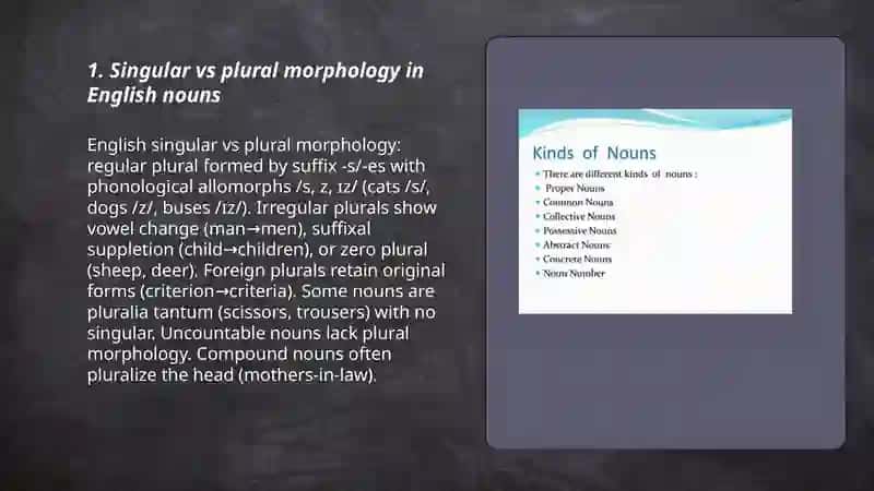 Typological category of number of nouns 3