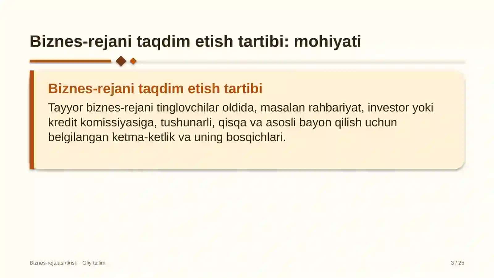 ekskursiya byurolarida biznes rejani taqdim etish tartibi 7485 3