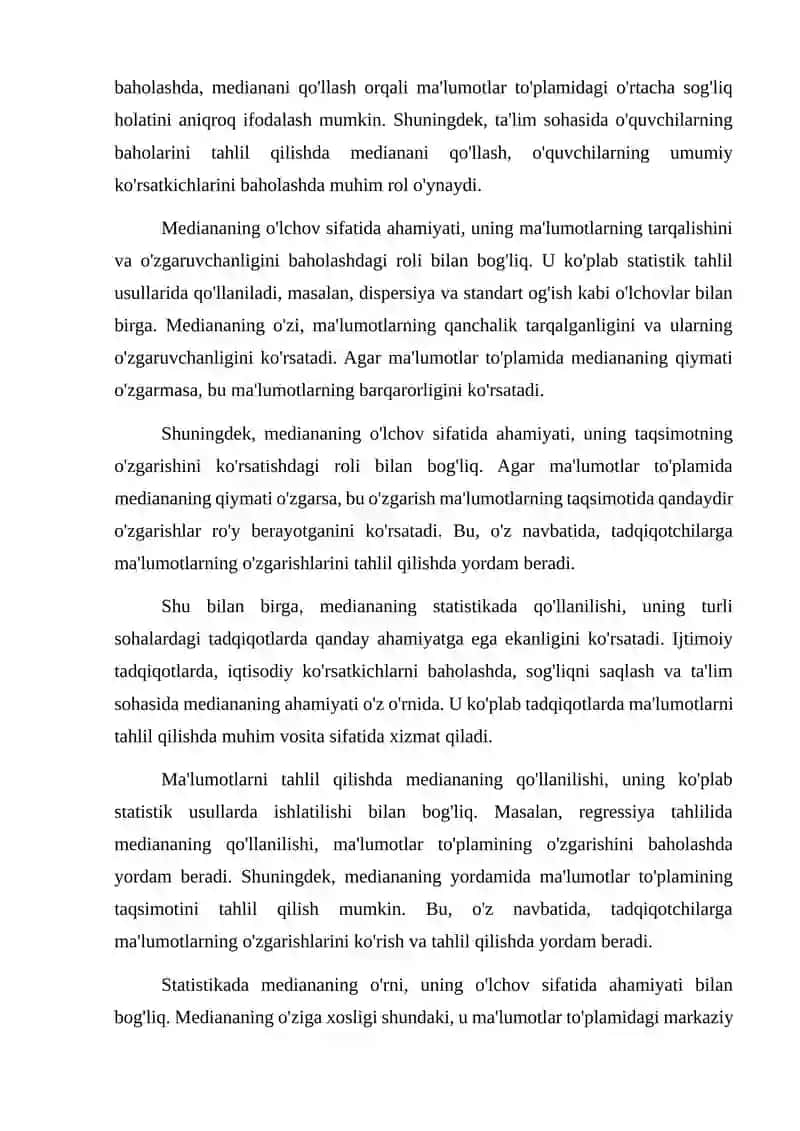 Medianing funksiyalari 3