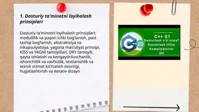 Dasturlarni loyihalash, tuzish va ishlatish 3