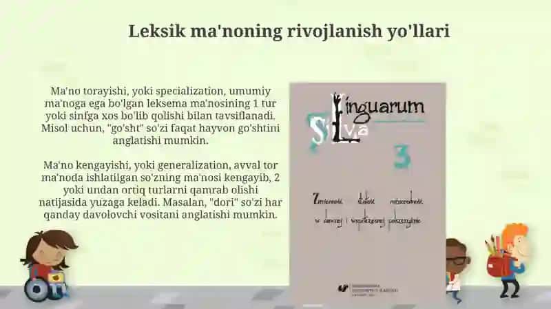 Leksik ma'noning rivojlanish yo'llari 3
