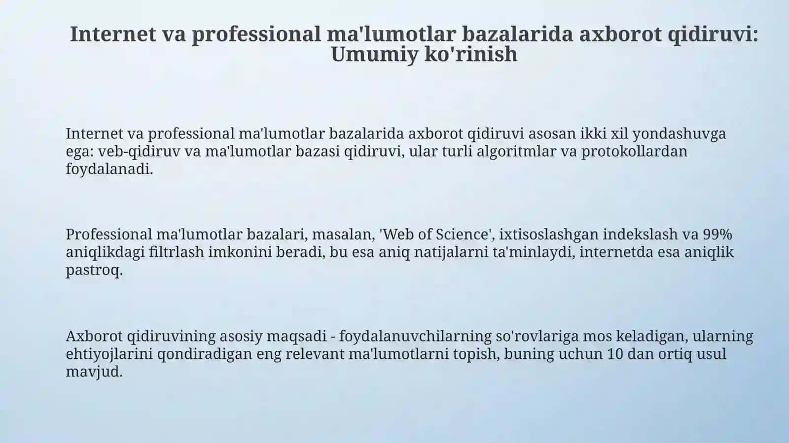 Internet va professional bazalarda axborot qidiruvi 3