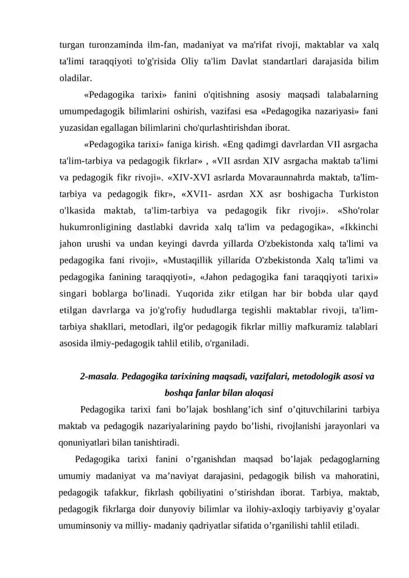 Pedagogika fanining ilmiy-tadqiqot modeli 3