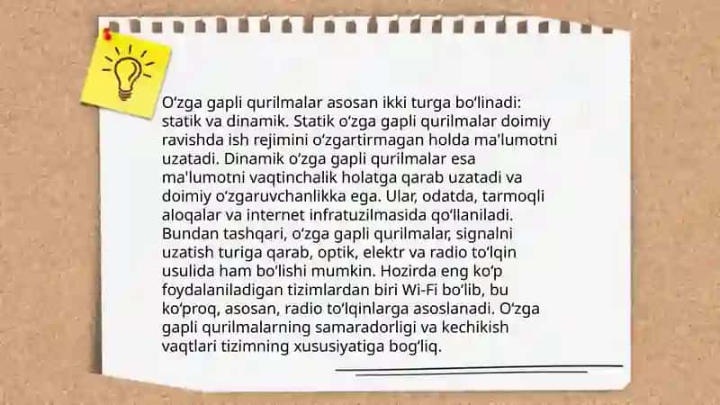 O‘zga gapli qurilma haqida maʼlumot 3