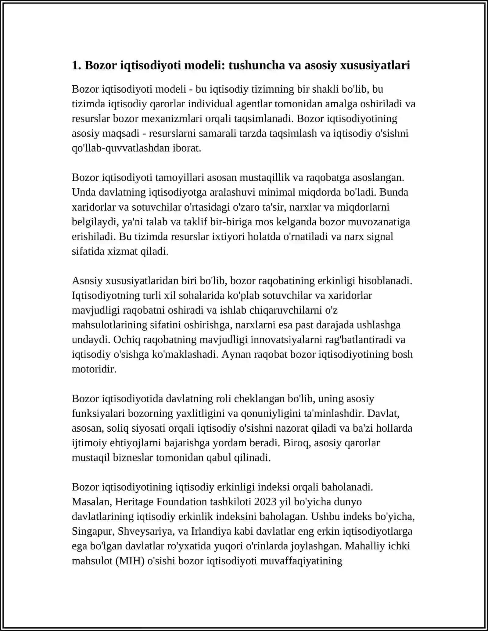 BOZOR IQTISODIYOTI MODELLARI 3