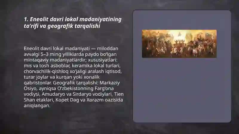 Eneolit davri lokal madaniyati 3