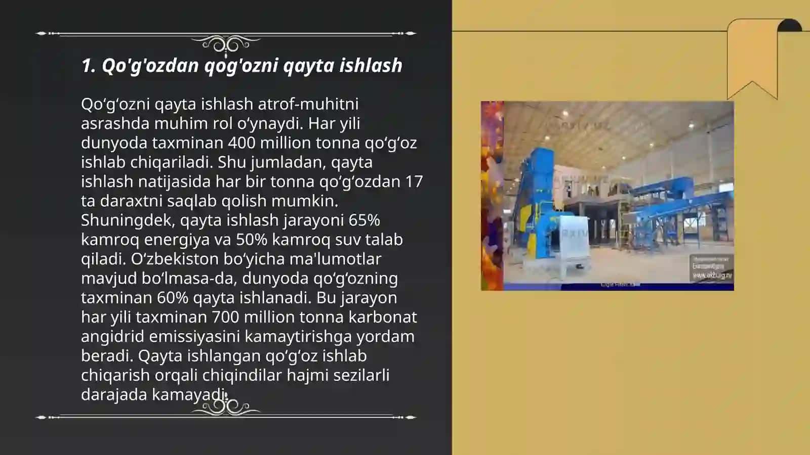 Qogpozni qayta ishlash 3