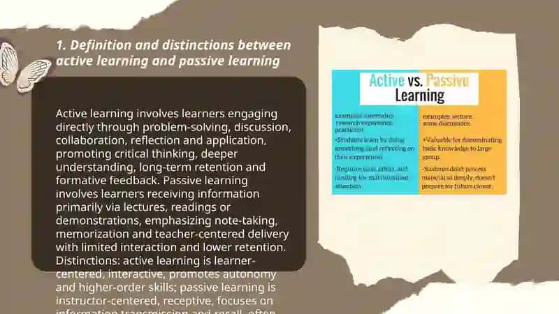 Active learning and passive learning 3