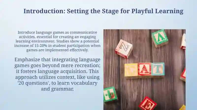 The Importance of Language Games in English Language Teaching 3