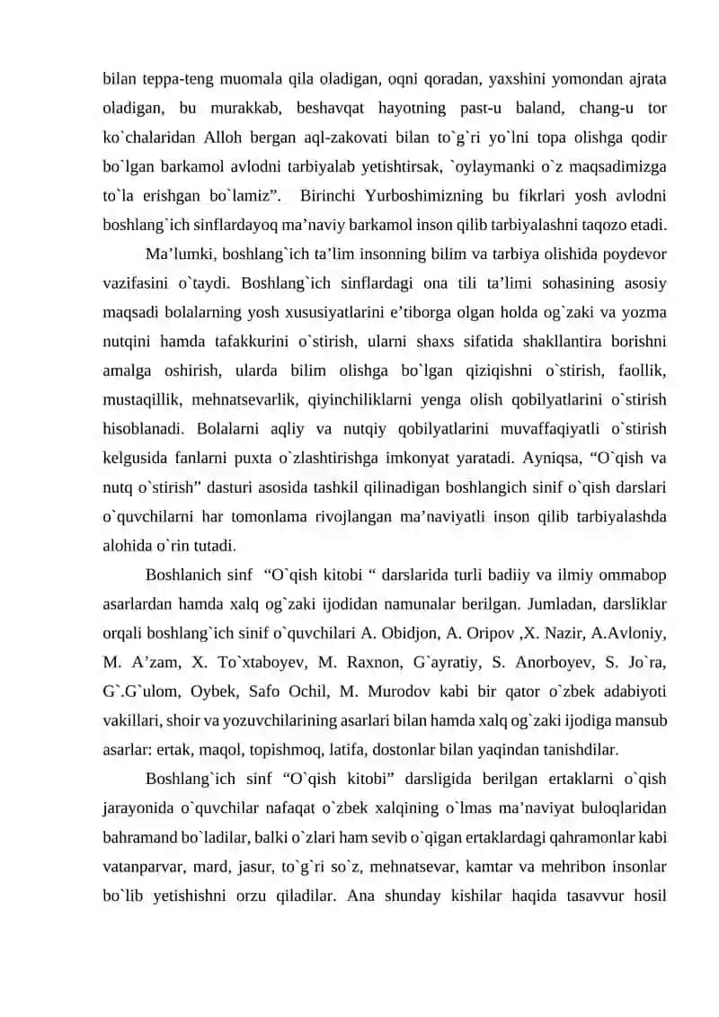 Bola tarbiyasida xalq og'zaki ijodidan foydalanish 3