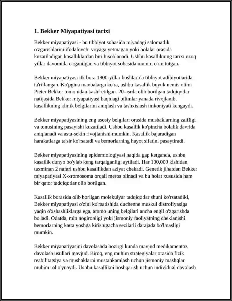 Bekker Miyapatiyasi 3