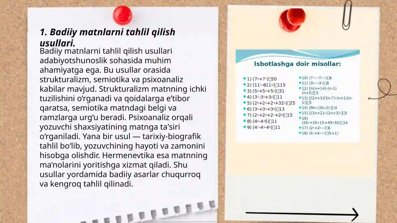 Badiiy matnlarni tahlil qilish usullari 3
