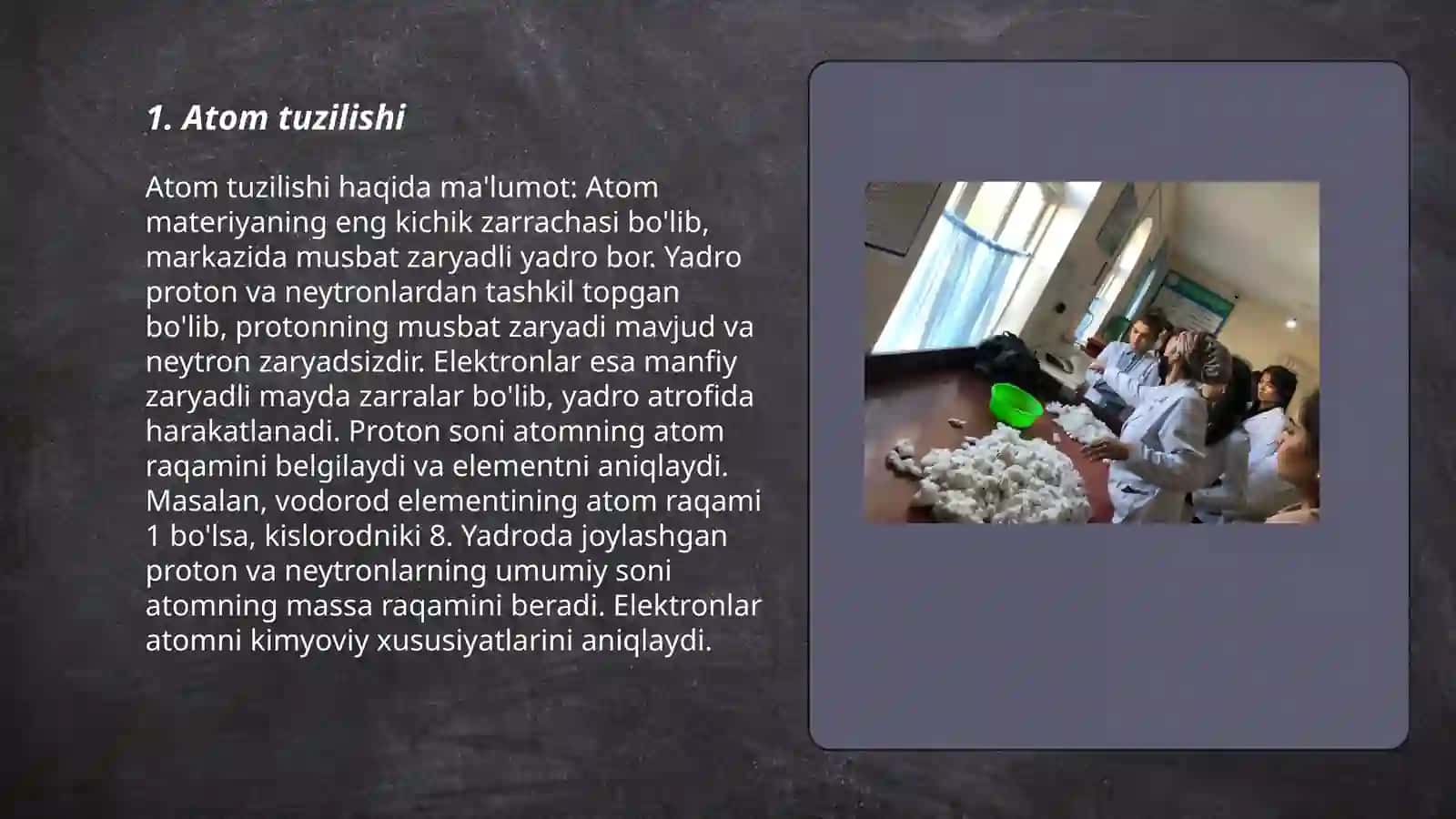 Dastlabki kimyoviy tushunchalar 3