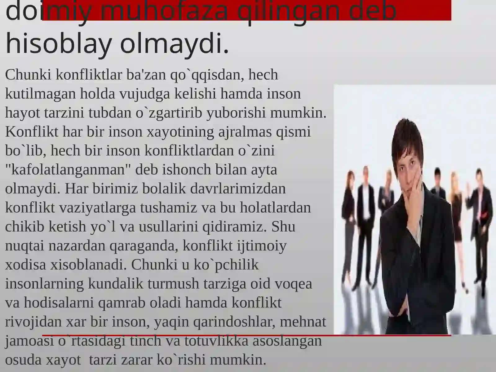 Konflikthaqidaumumiytushuncha 3