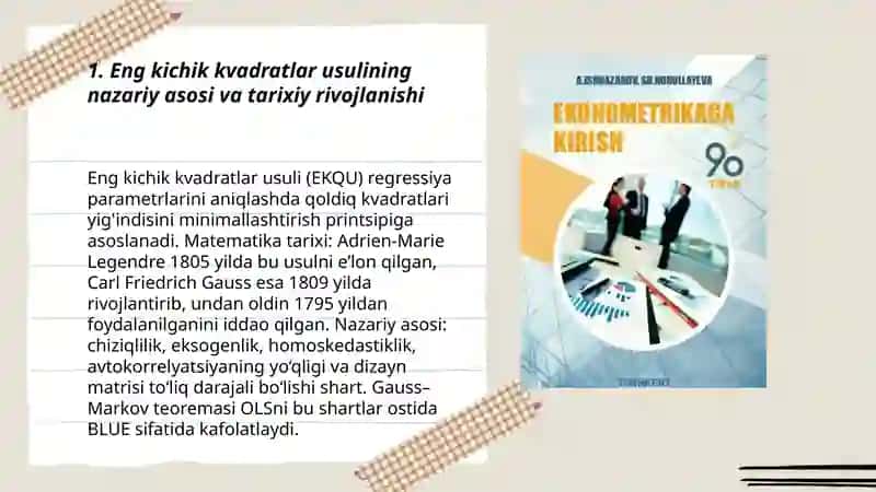 Eng kichik kvadratlar usuli 3