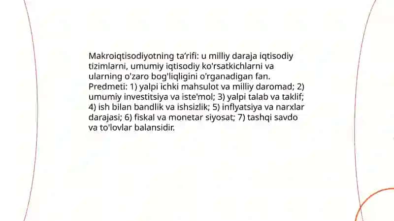 Makroiqtisodiyot faniga kirish 3